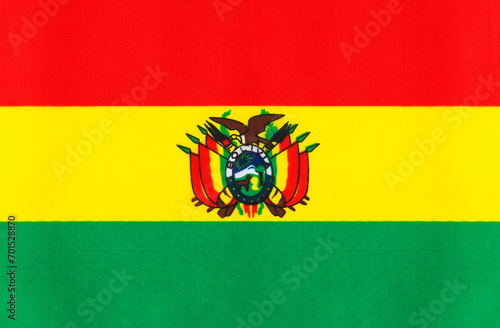 Bolivia Flag Flat photo