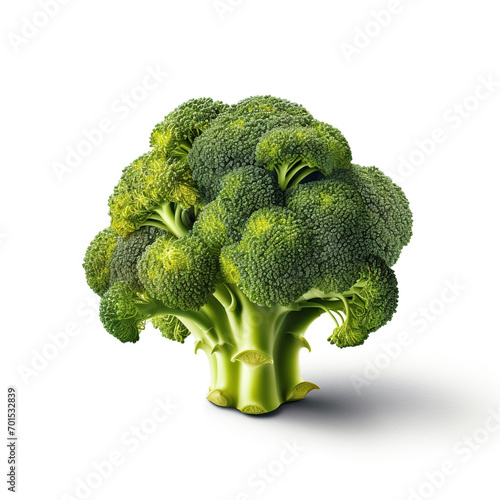 broccoli isolated on white background