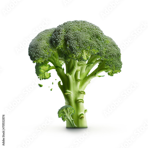 broccoli isolated on white background