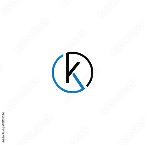 Free Download Letter K Logo Design Template. Minimalist Business Logo. - GFXLoad