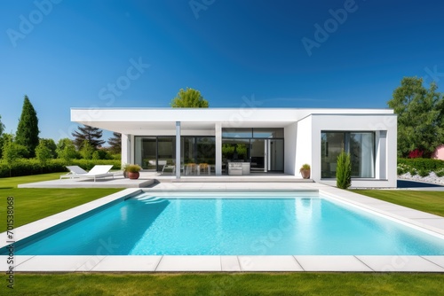 Luxurious Modern Villa with Private Swimming Pool and Garden © KirKam
