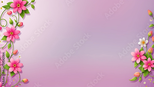 Flower Background Modern Design Wallpaper