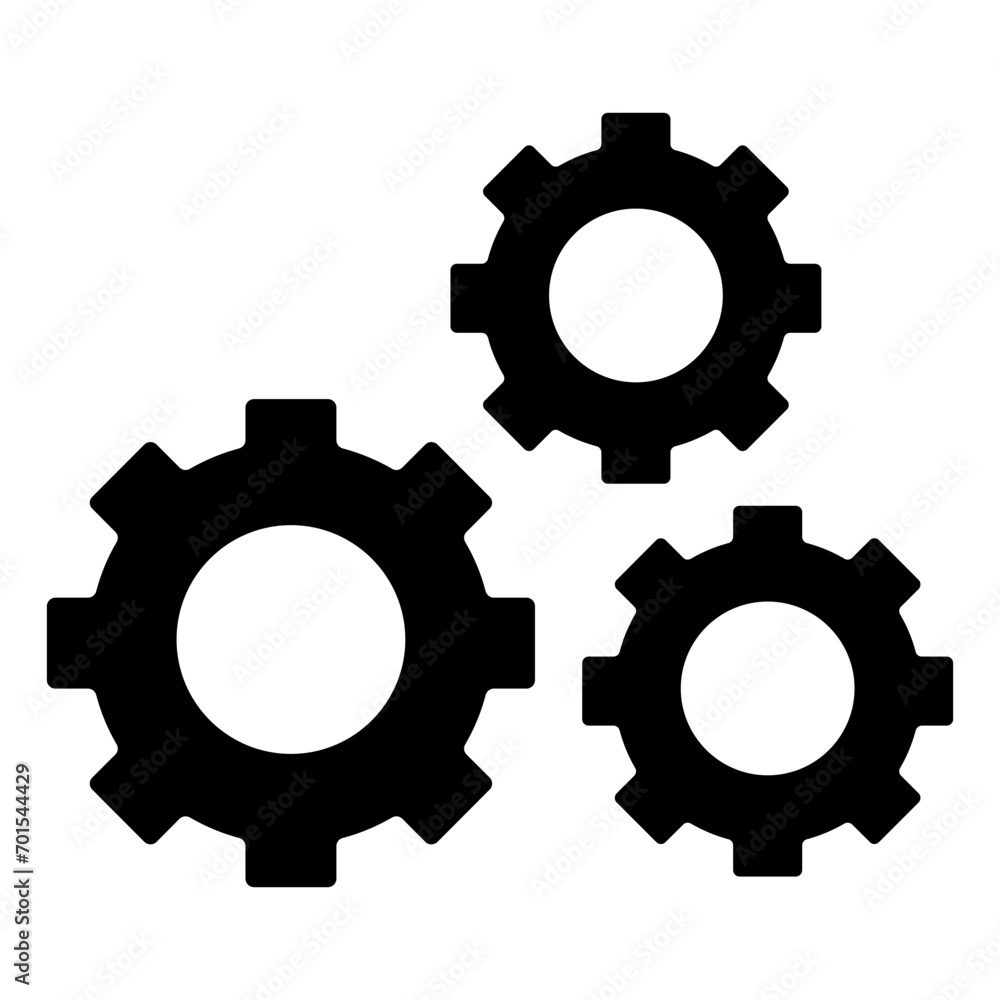 gear icon, cog wheel, engine circle,