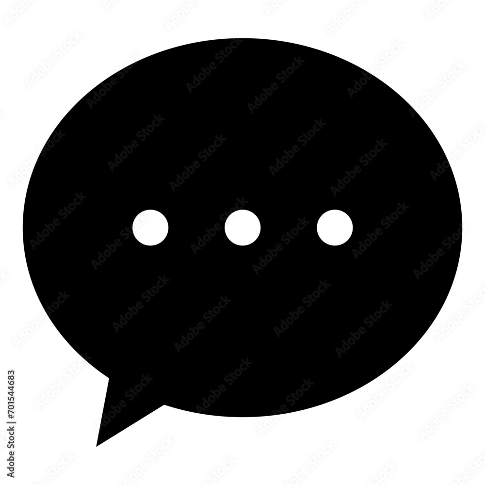 Chat vector icon. Talk bubble speech icon. Blank empty bubbles vector design elements.