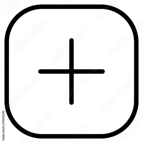 Plus icon simple vector perfect illustration