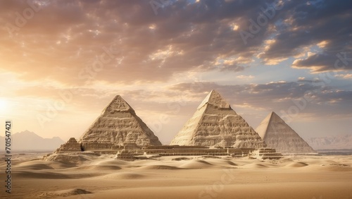 the great pyramids of Giza