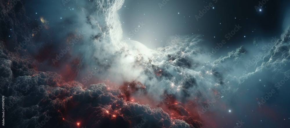 nebula cloud smoke, fire light, galaxy space 9