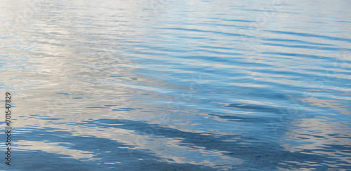 Calm sea with reflections