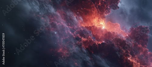 nebula cloud smoke, fire light, galaxy space 12