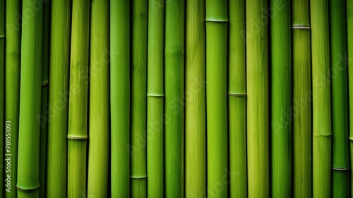 Green bamboo texture for interior or exterior design  bamboo fence texture background.