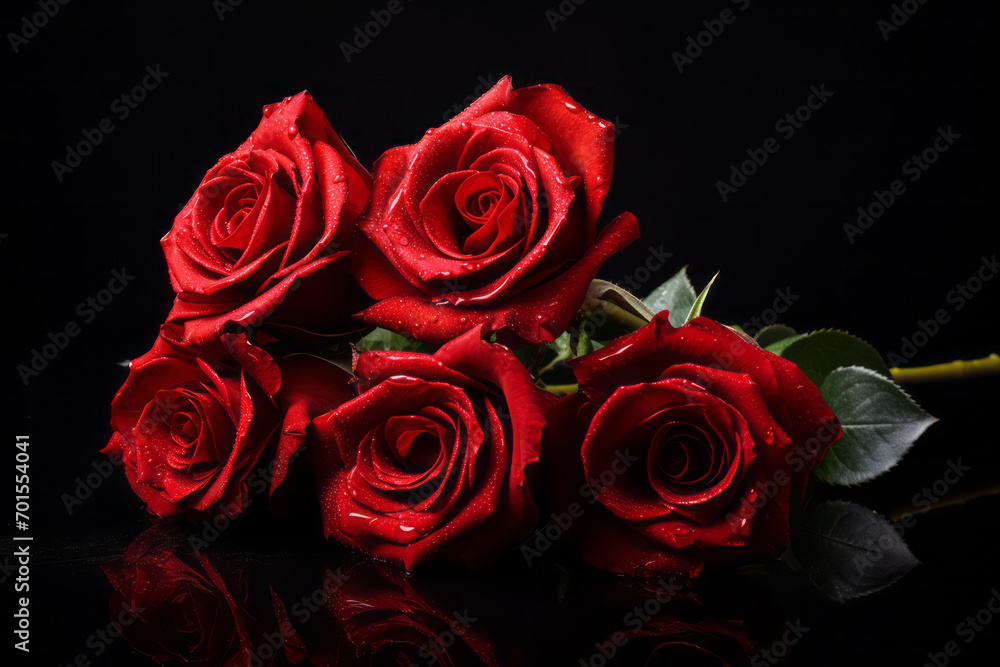 Flower black background Flower black background