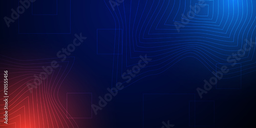 Futuristic technology background with light effects