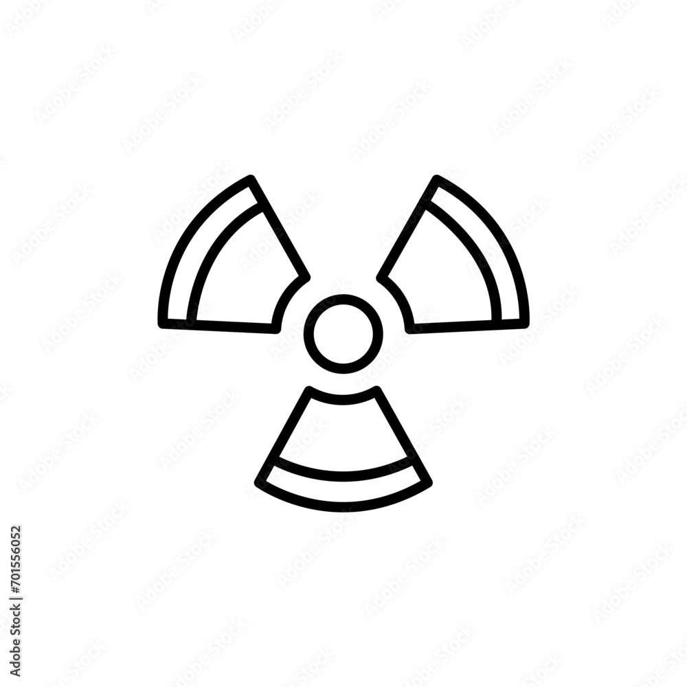 Radiation outline icons, minimalist vector illustration ,simple transparent graphic element .Isolated on white background Radiation outline icons, minimalist vector illustration ,simple transparent graphic element .Isolated on white background