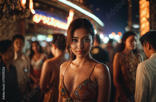 happy cool young asian mult...