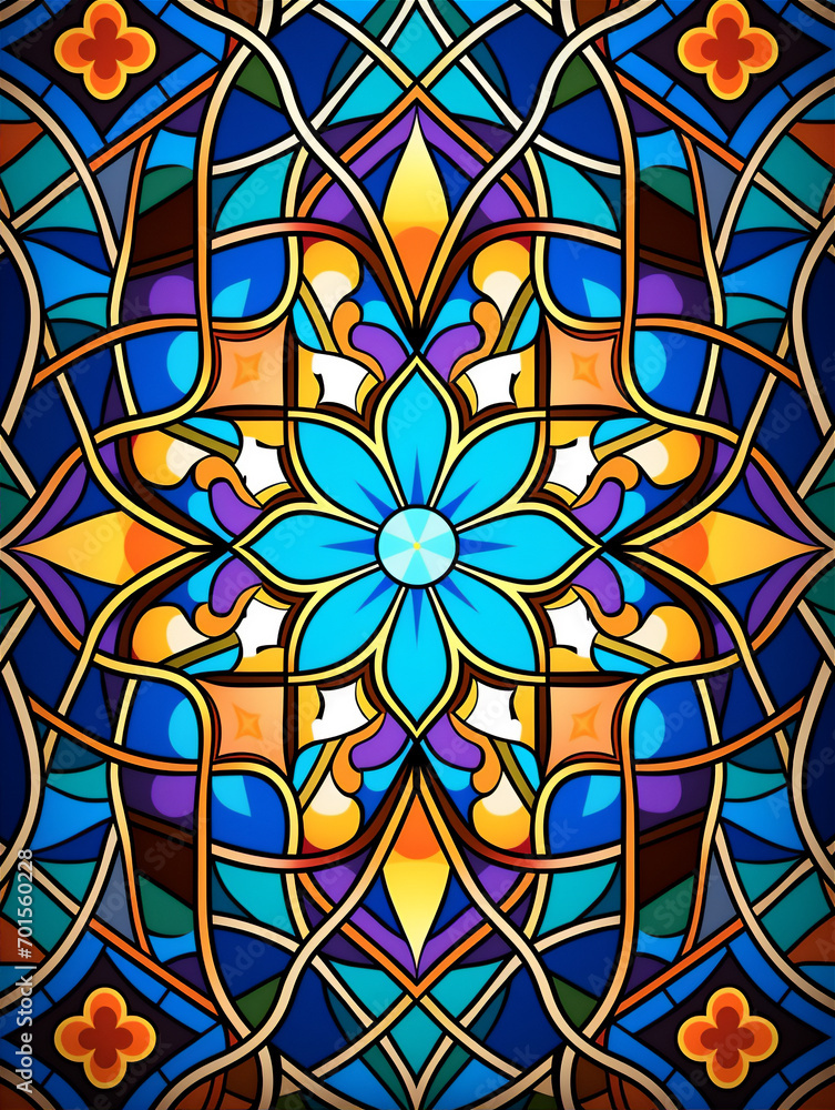  islamic craft ornament pattern for abstract background