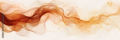 Panel kuchenny z motywem Background with fluid art texture. Backdrop with abstract mixing paint effect. Liquid acrylic artwork that flows and splashes. Mixed paints for interior poster. Mocha Mousse - color of the year 2025