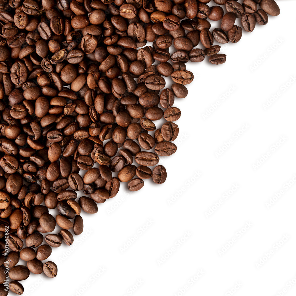Obraz premium coffee beans on transparent background png
