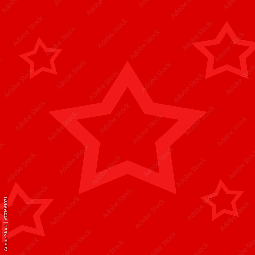 Obraz premium red star background