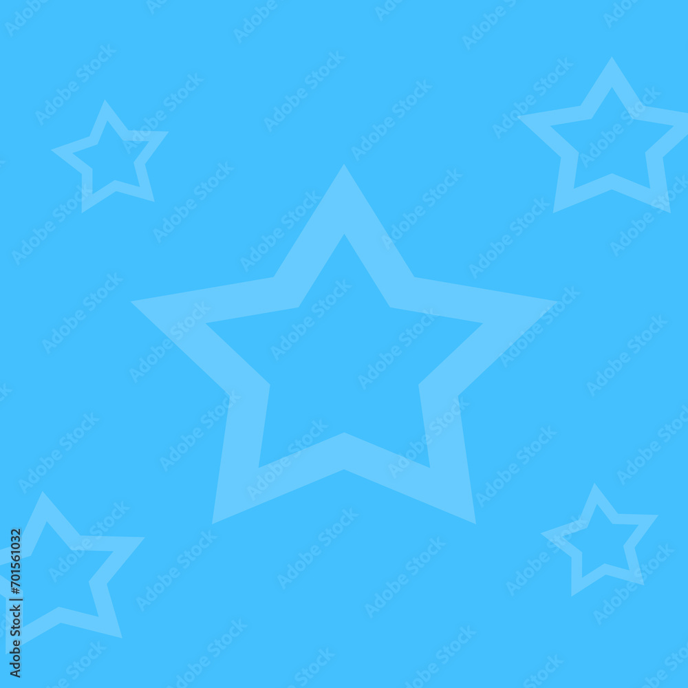 Obraz premium blue star background