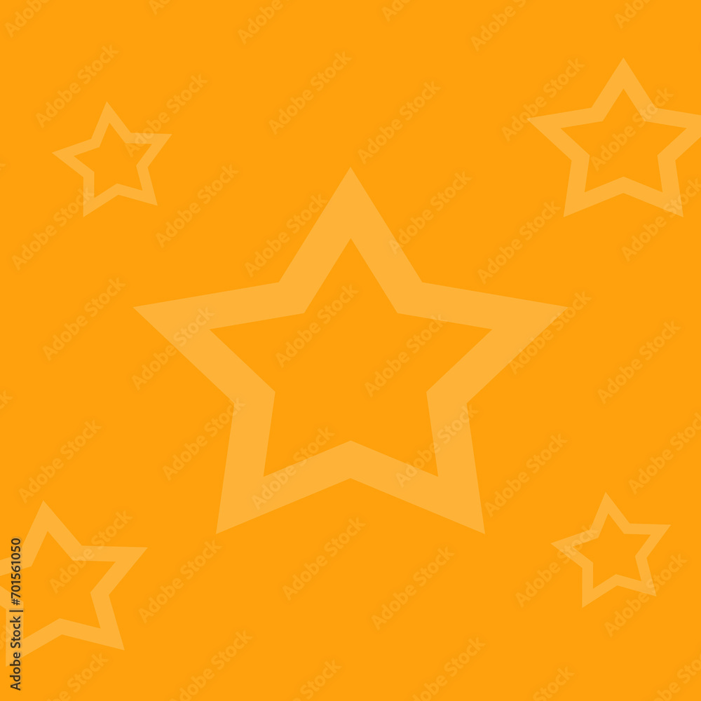 Obraz premium stars on orange background