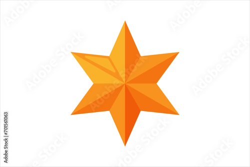 Star Decoration Winter Sticker Design