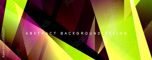 Breaking Glass Background, Kaleidoscope effect. Transparent Straight Lines. Dynamic Light Rays effect. Vector Illustration For Wallpaper, Banner, Background, Card, Book Illustration, landing page