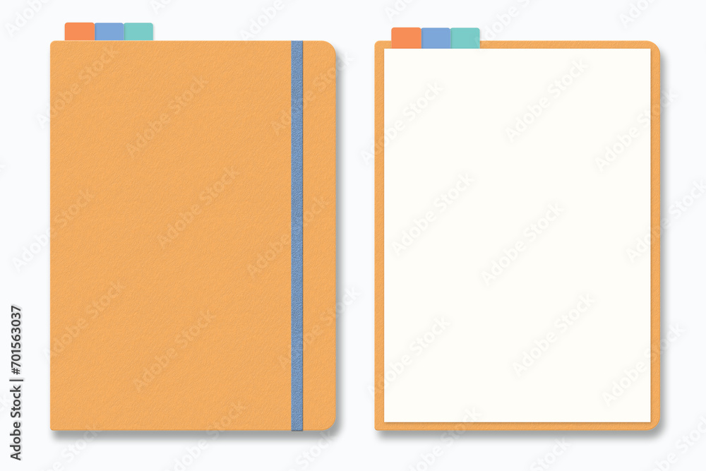 Digital Planner mockup, with place for your corporate identity details. Blank mock up Digital Planner mockup, with place for your corporate identity details. Blank mock up