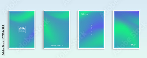 Set of covers design templates gradient abstract backgrounds of business. trendy modern design. applicable for landing pages, covers, brochures, flyers, presentations, banners. Vector design.
