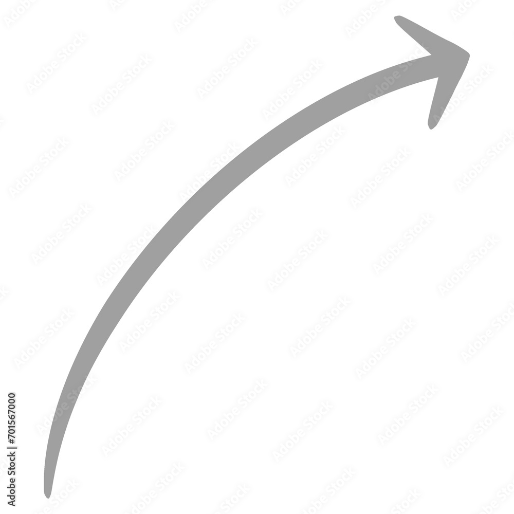 Gray Arrow Line Upward Curved Arrow Sketch Arrow Line Element Gray Arrow Line Upward Curved Arrow Sketch Arrow Line Element