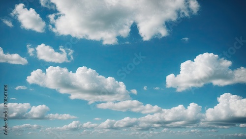 Blue sunny sky background sunshine view with clear cloud sunlight at sunrise sunset generative ai
