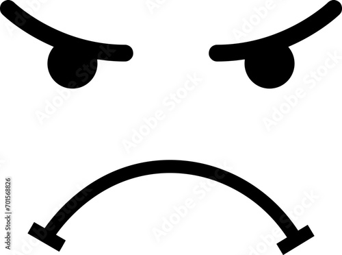 sad face emotion icon