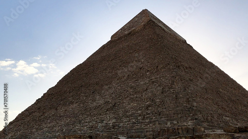 The Great Pyramid of Giza in Egypt.  