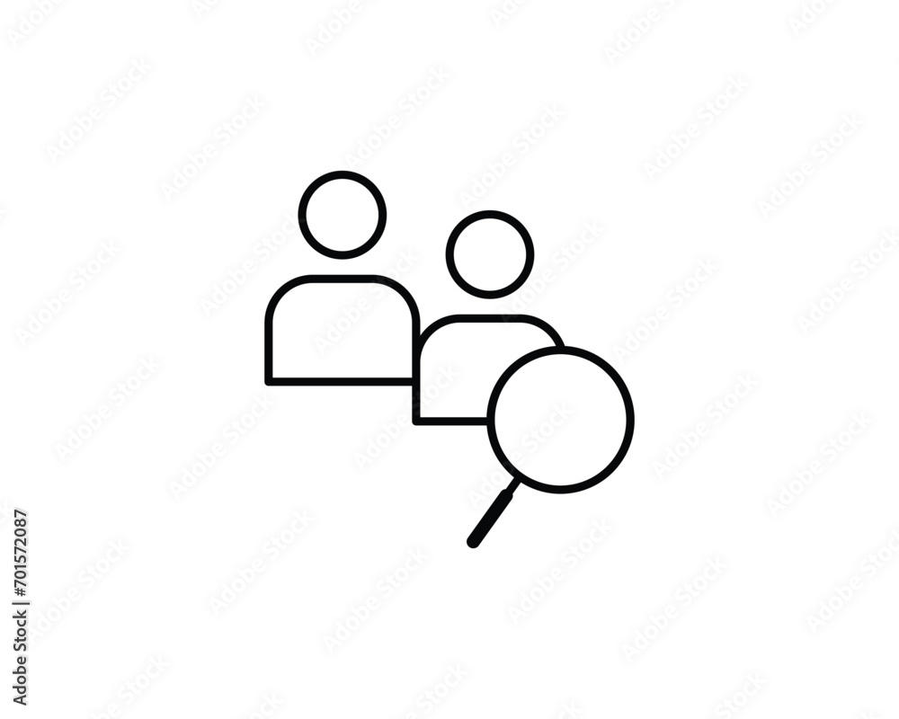 Search icon vector symbol design illustration isolated. Search icon vector symbol design illustration isolated.