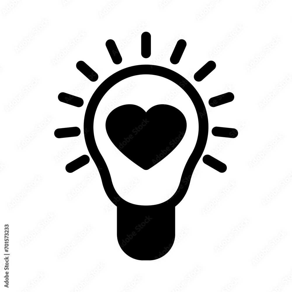 Obraz premium Love icon PNG