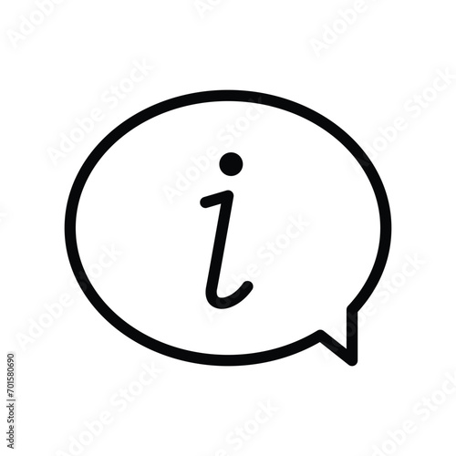 Information info sign vector icon