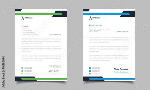 Professional And Modern Letterhead Design Business Letterhead Template Design