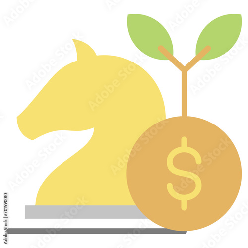 Investment Strategy Flat Icon