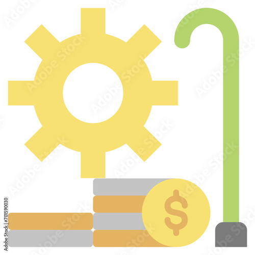 Retirement Plan Flat Icon