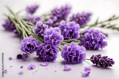 A clipart with lavender flowers
