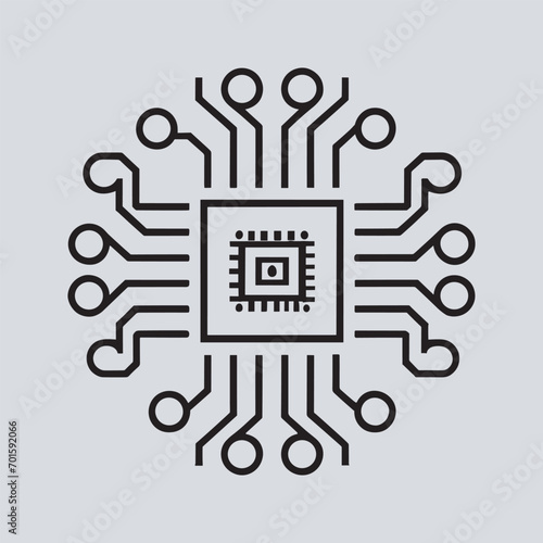 Schematic chip silhouette technology