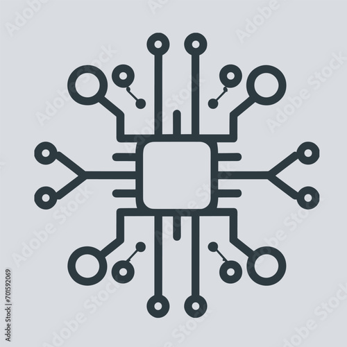 Schematic chip silhouette technology