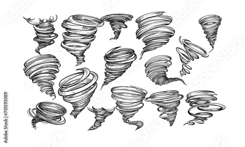 tornado handdrawn collection