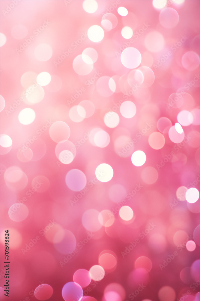 Bokeh background in pink tones