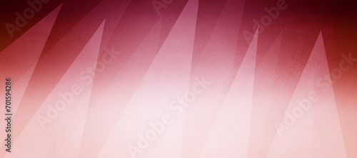 modern abstract red background design with layers of textured white transparent material in triangle and squares shapes in random geometric pattern