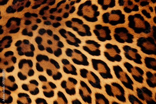 texture of print fabric striped leopard for background. close-up, AI Generated