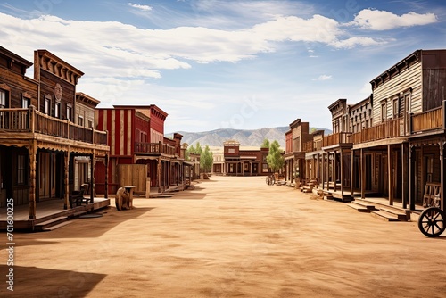 Old Town of Bodie, California in the United States of America, AI Generated photo