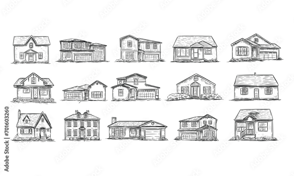 america house handdrawn collection