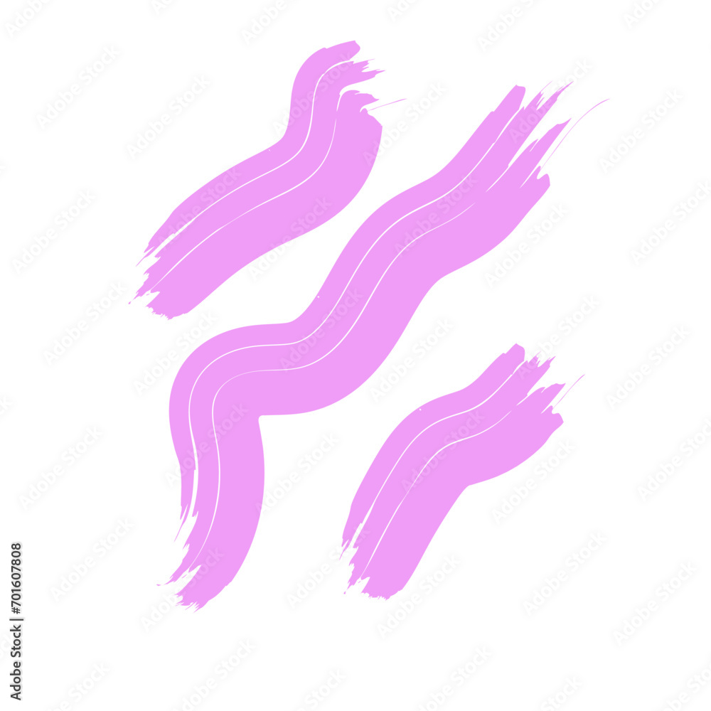 Colored Abstract Grunge Paint Brush Stroke Design Element Colored Abstract Grunge Paint Brush Stroke Design Element