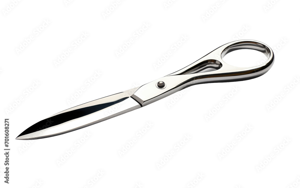 Cutting Chic with Sleek Scissors on White or PNG Transparent Background Cutting Chic with Sleek Scissors on White or PNG Transparent Background