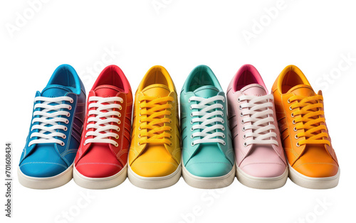Urban Comfort Stepping Out in Sleek Sneaker Designs on White or PNG Transparent Background